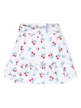 Monnalisa непромокаемая куртка с принтом, белый