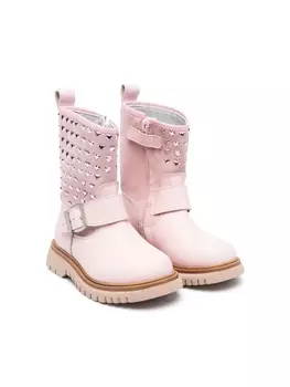 Monnalisa носки с принтом, розовый