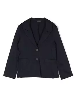 Monnalisa пиджак с эффектом металлик, синий