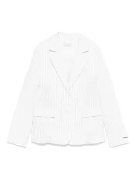 Monnalisa пиджак в тонкую полоску, белый