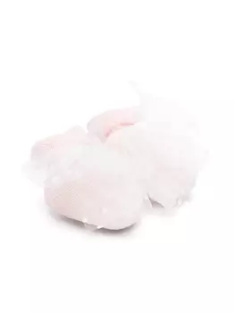 Monnalisa пинетки с бантом, розовый