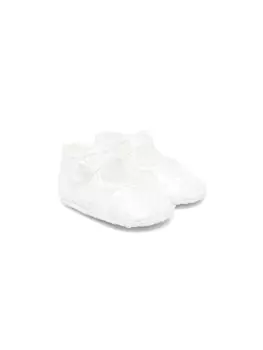 Monnalisa пинетки с пайетками, белый