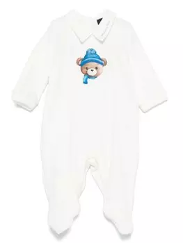 Monnalisa пижама с нашивкой, серый