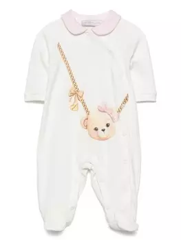 Monnalisa пижама с принтом, белый