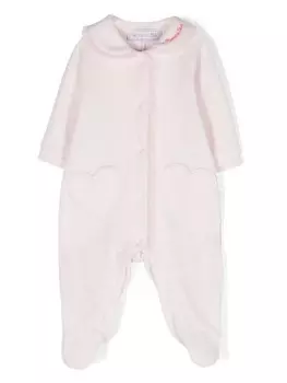 Monnalisa пижама с вышитым логотипом, розовый