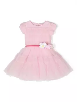 Monnalisa платье из тюля, розовый