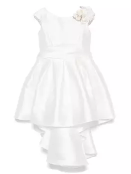 Monnalisa платье с цветочной аппликацией