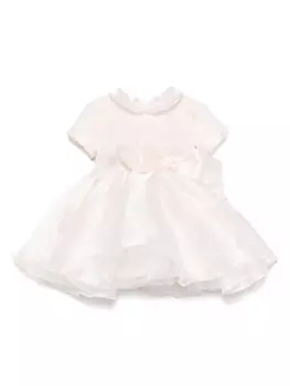 Monnalisa платье с пайетками, розовый