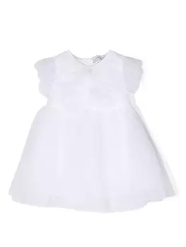 Monnalisa платье с принтом, белый