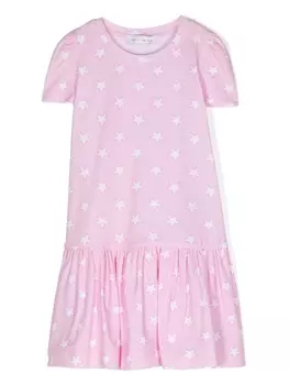 Monnalisa платье с принтом, розовый