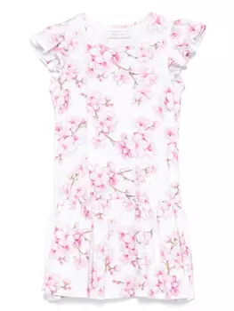 Monnalisa платье St. Peach, белый