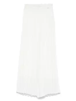 Monnalisa плиссированные брюки, белый