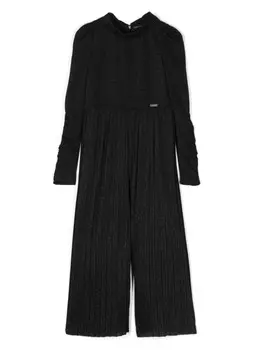 Monnalisa плиссированный комбинезон, черный