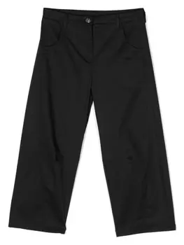 Monnalisa прямые брюки, черный