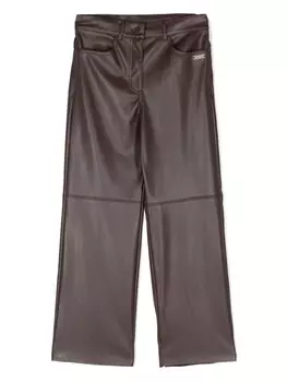 Monnalisa прямые брюки, коричневый