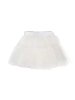 Monnalisa пышная юбка, белый