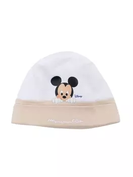 Monnalisa шапка бини Mickey Mouse из коллаборации с Disney, белый