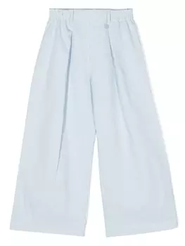 Monnalisa широкие брюки в тонкую полоску, синий