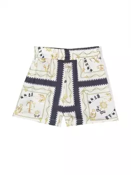 Monnalisa шорты с эластичным поясом, белый