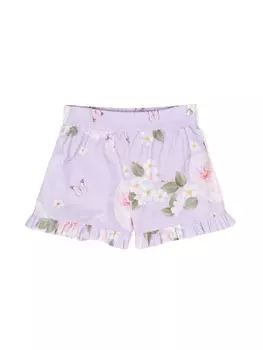 Monnalisa шорты со складками, фиолетовый