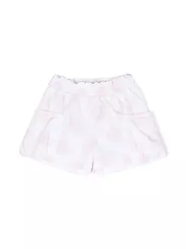 Monnalisa шорты в горох, белый