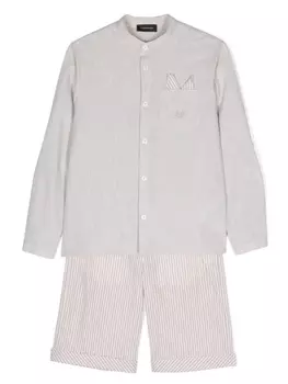 Monnalisa шорты в полоску, нейтральный цвет