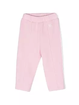 Monnalisa спортивные брюки с аппликацией, розовый