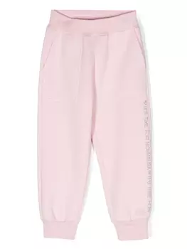 Monnalisa спортивные брюки с кристаллами, розовый