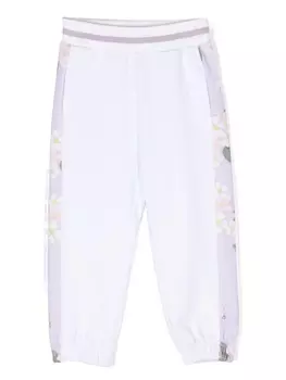 Monnalisa спортивные брюки с лампасами, белый