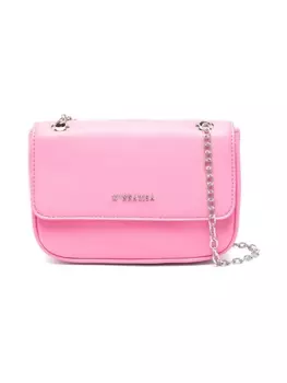 Monnalisa сумка через плечо с логотипом, розовый