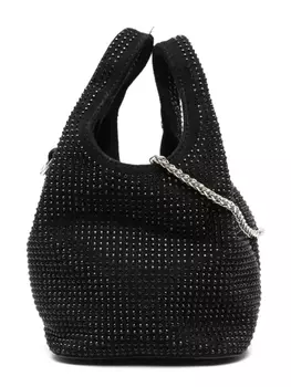 Monnalisa сумка на плечо с кристаллами, черный