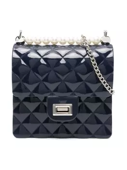 Monnalisa сумка на плечо с кристаллами, синий