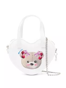 Monnalisa сумка на плечо с принтом, белый