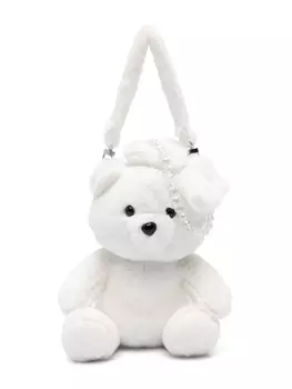 Monnalisa сумка на плечо teddy bear, белый