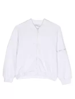 Monnalisa толстовка с логотипом, белый