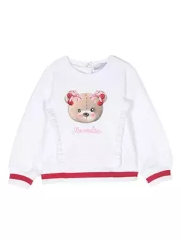 Monnalisa толстовка с принтом, белый