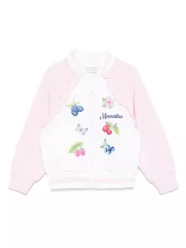 Monnalisa толстовка с принтом, белый