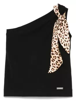 Monnalisa топ с бантом, черный