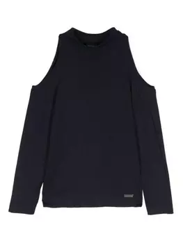 Monnalisa топ с открытыми плечами, синий