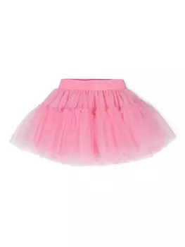 Monnalisa юбка из тюля, розовый