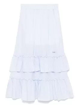 Monnalisa юбка макси в полоску, синий