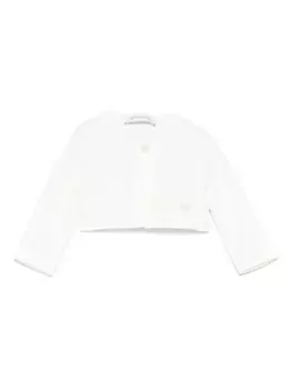 Monnalisa укороченный кардиган, нейтральный