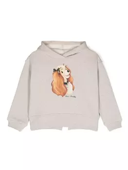 Monnalisa x Дисней Леди и Бродяга толстовка, нейтральный цвет