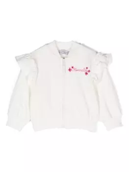 Monnalisa x толстовка с вышитым логотипом Disney, белый