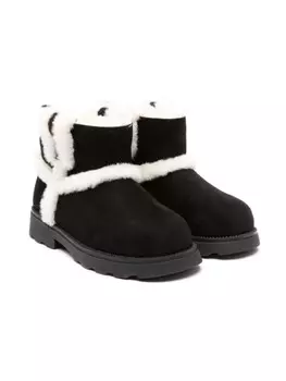 Monnalisa замшевые ботильоны, черный