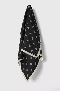 МОННАС шелковая шаль By Malene Birger, черный
