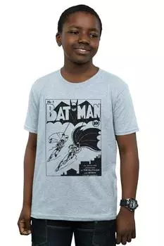 Моно-футболка «Бэтмен № 1» DC Comics, серый