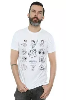 Моно-футболка из состава персонажей «Звездных войн: Восхождение Скайуокера» Star Wars, белый