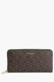 Моно кошелек Calvin Klein, коричневый