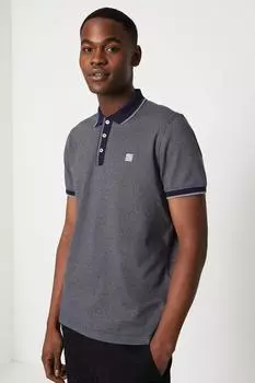 Моно-поло с кончиками Puppytooth Burton, темно-синий